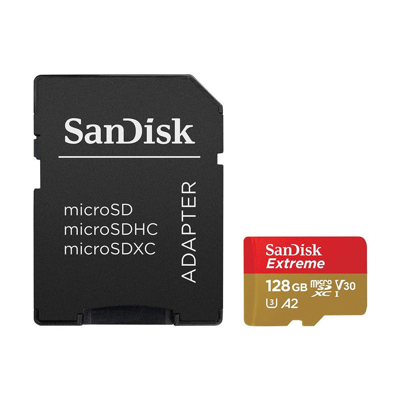 SanDisk Extreme 128 GB microSDXC, SDSQXA1-128G-AN6MA