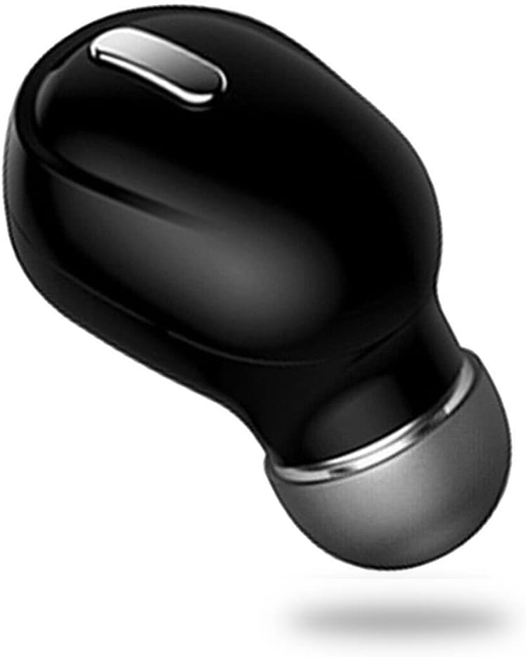 [AUSTRALIA] - Single Ear Wireless Earbud Bluetooth Headset in Ear Mini Invisible Bluetooth Headphone Business Earphone with Mic 6-Hour Playtime Magnetic USB Charging Dock One-button Control Sweatproof Sport Earbuds 