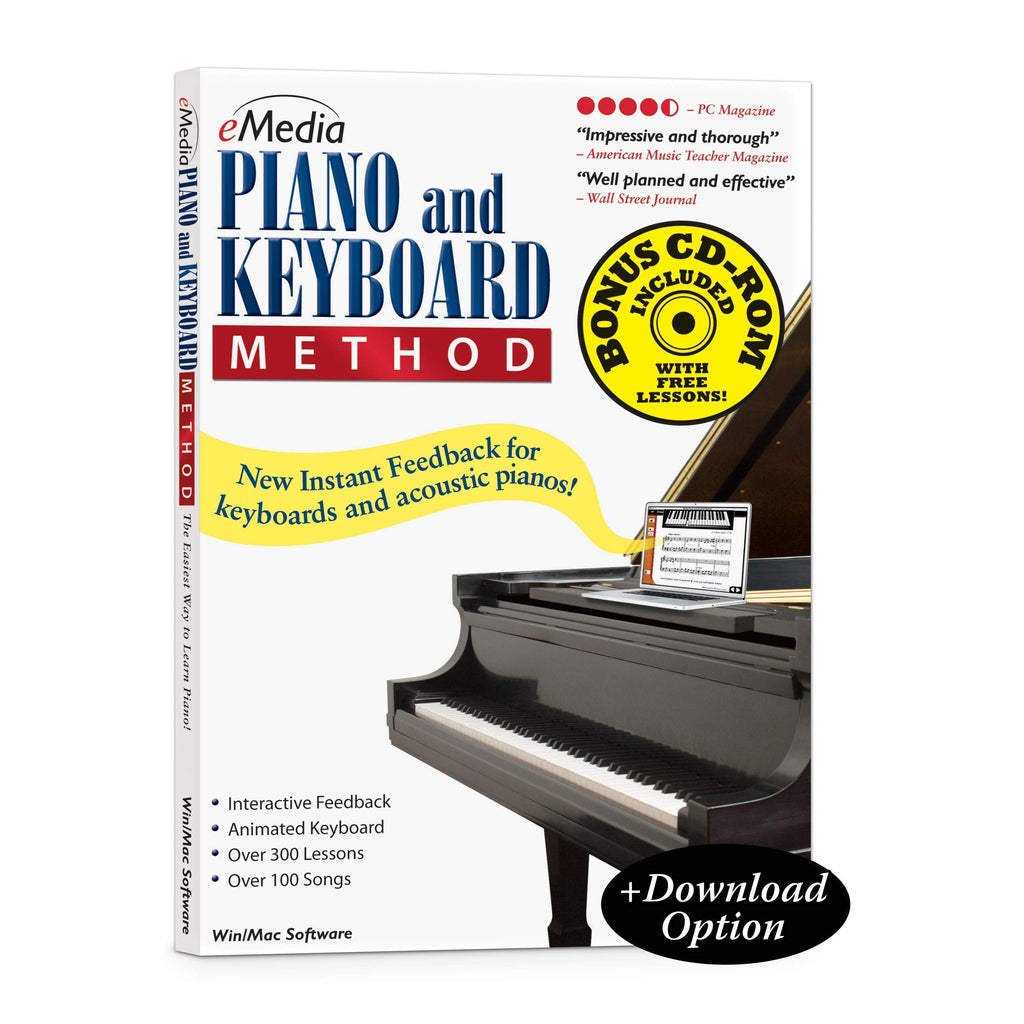 eMedia Piano & Keyboard Method V 3.0 - Amazon Exclusive Edition with 150+ Additional Lessons v3.0