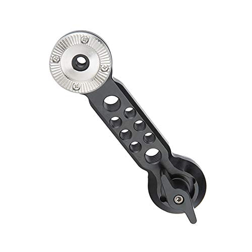NICEYRIG Rosette Extension Arm for ARRI Standard M6 Thread Mount Applicable for Handgrip Heavy Shoulder Rig Support System