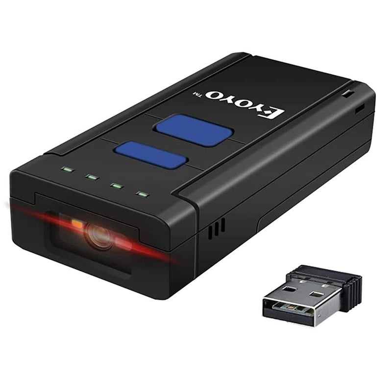 [AUSTRALIA] - Eyoyo EY2877 Portable Bluetooth Barcode Scanner Wireless, CCD Mini Handheld CMOS UPC USB Barcode Reader Compatible with POS, iPad, iPhone, Android Phones, iOS Work for Store, Book, Library Inventory 
