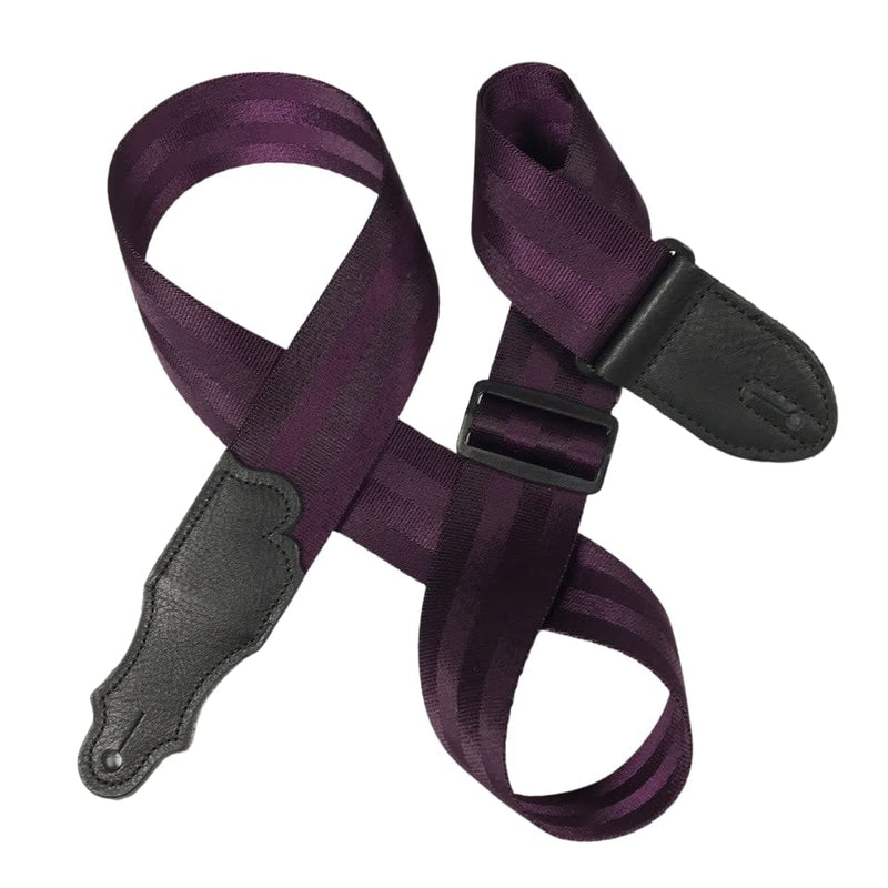 Franklin Strap - 2" Aviator Seat Belt - Guitar Strap Purple