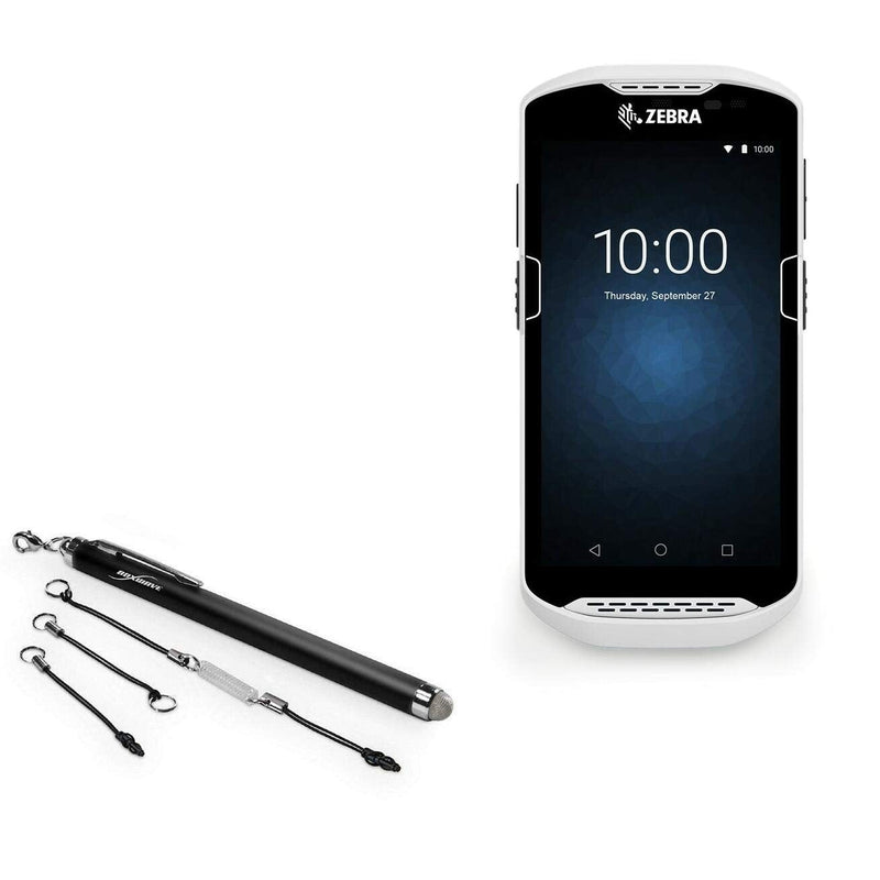 Stylus Pen for Zebra TC52 (Stylus Pen by BoxWave) - EverTouch Capacitive Stylus, Fiber Tip Capacitive Stylus Pen for Zebra TC52 - Jet Black