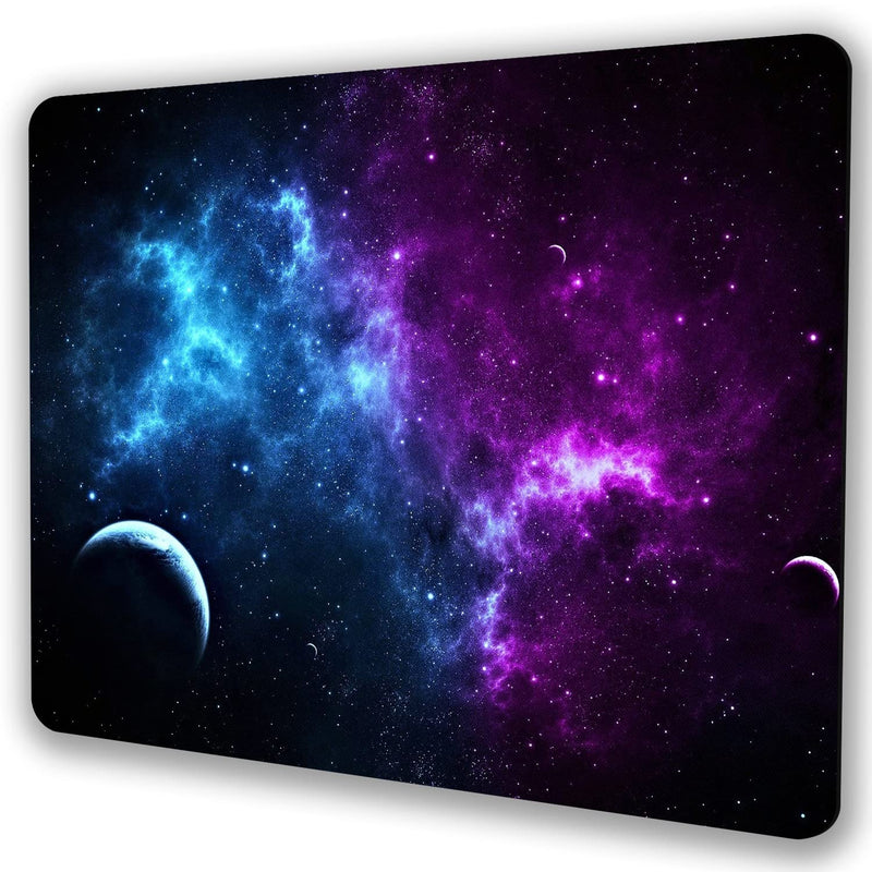 Shalysong Mouse pad Small Computer Mouse pad with Personalized Galaxy Design Office Non-Slip Rubber Mousepad 9.5 x 7.9 in Rectangular galaxy
