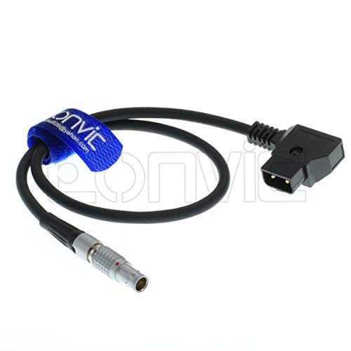 24" D-TAP to 2Pin Lemo for Teradek ARRI RED Paralinx Preston 2Pin Cable