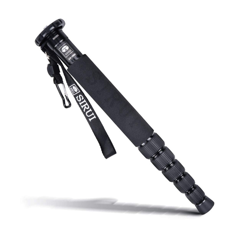 [AUSTRALIA] - SIRUI AM-306M Camera Monopod, 6-Section 15.6-61.4 inches Aluminum Alloy Extendable Compact Lightweight Portable Travel Monopod for DSLR Cameras, Payload 17.6 lbs/8kg 