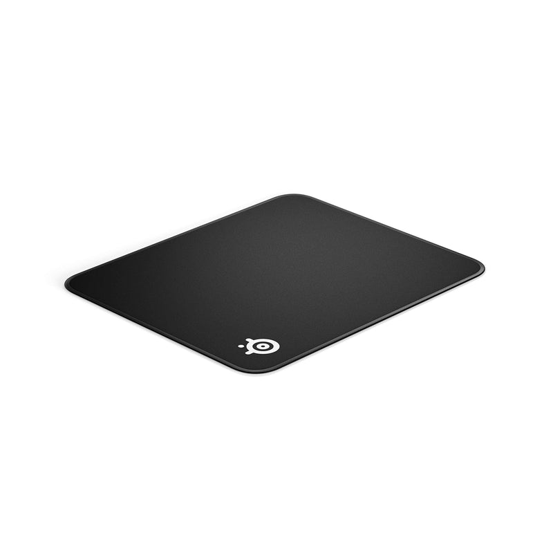 SteelSeries QcK Gaming Surface - Large Stitched Edge Cloth - Extra Durable - Optimized For Gaming Sensors - Black Classic Black