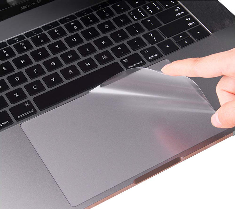 CaseBuy MacBook Air 13 Inch Trackpad Protector Cover Compatible 2021 - 2018 Release MacBook Air 13 Inch with Touch ID Model A2337(M1) A2179 A1932 Clear Anti-Scratch Trackpad Skin MacBook Air 13" (2018-2021)