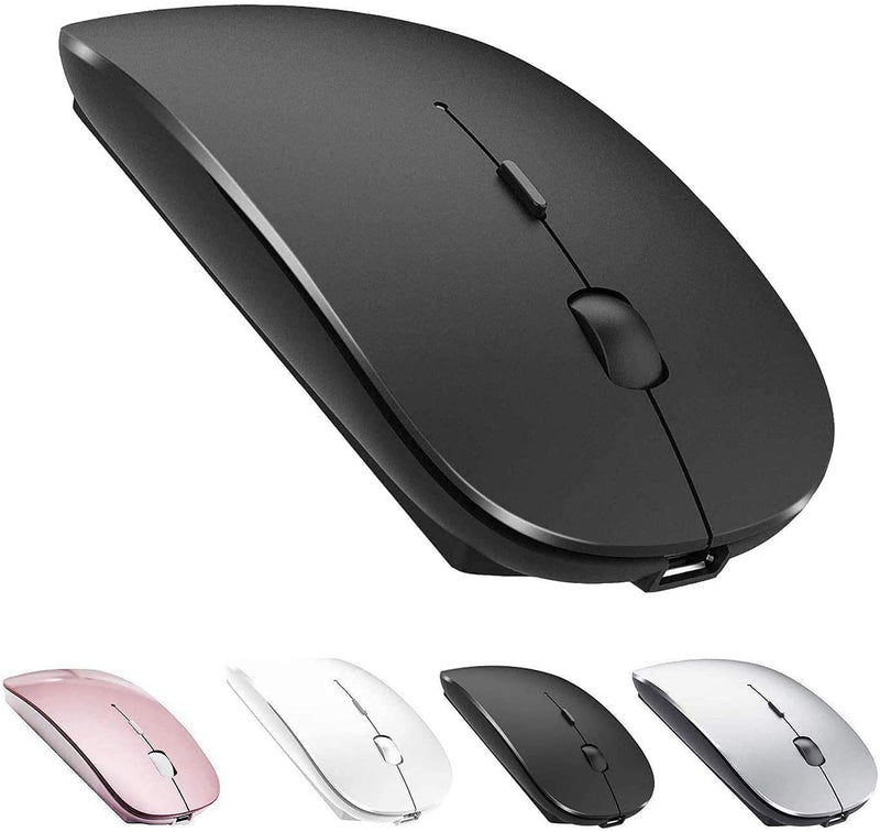 [AUSTRALIA] - Bluetooth Mouse,Rechargeable Wireless Mouse for MacBook Pro/MacBook Air,Bluetooth Wireless Mouse for Laptop/PC/Mac/iPad pro/Computer Black 