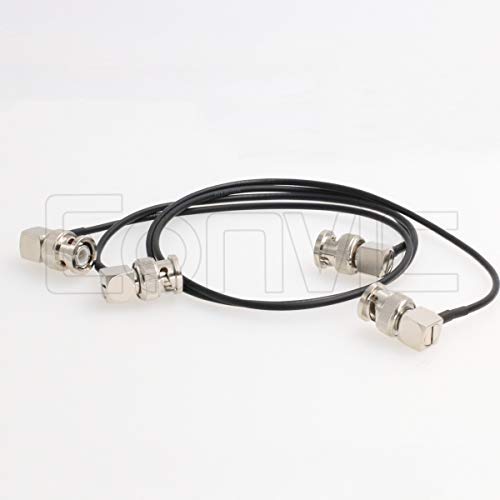 [AUSTRALIA] - 2X 75Ohm RG174 BMCC Video Blackmagic Camera Flexible and Thin HD SDI BNC Cable(2X 60cm/24in) 2X 60cm/24in 