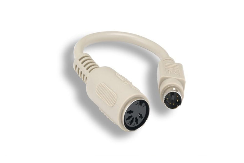 [AUSTRALIA] - KENTEK 6 Inch in Mini DIN6 PS/2 Male to DIN5 at Female Keyboard Adapter Converter Cable Cord MDIN6 6 Pin to DIN5 5 Pin M/F for PC Mac Linux 