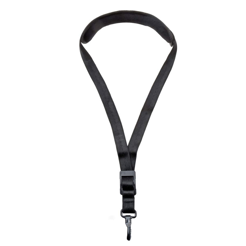 Professional Saxophone Neck Strap Soft Sax Leather Padded for Sax Player Music Instrument,Black