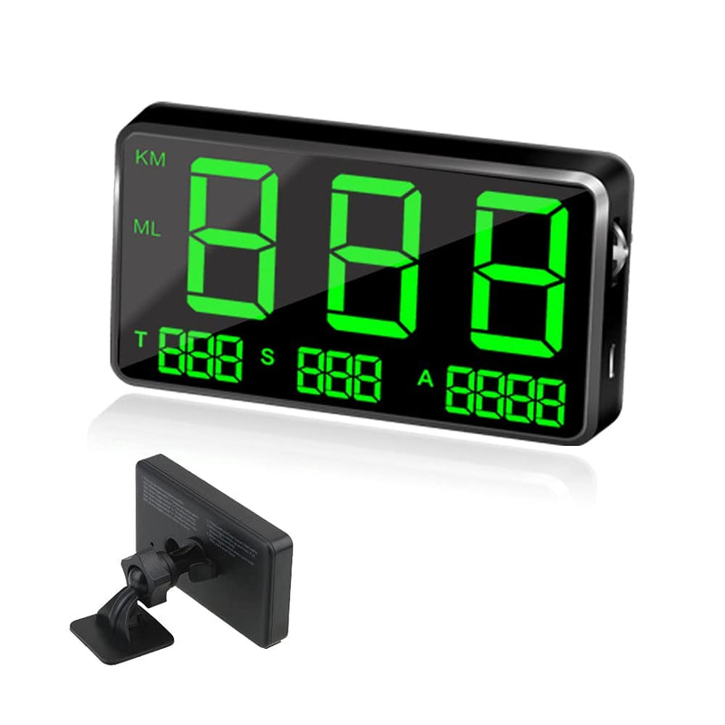 [AUSTRALIA] - HUD Original Universal GPS Head Up Display Speedometer Odometer Car Digital Speed Display MPH Over Speed Alarm Car Clock for All Vehicles C60S/C80/C90 