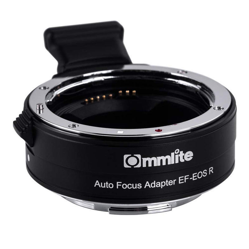 Commlite CM-EF-EOS R Lens Adapter, Electronic Auto-Focus EF to R Mount Adapter for Canon EF/EF-S Lens to EOS R, EOS RP, EOS R6, EOS R5 Series Mirrorless Cameras EF-EOS R
