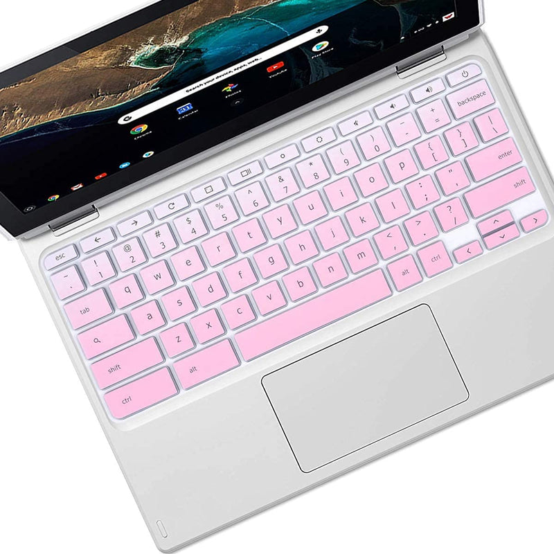 Keyboard Cover for Acer Chromebook Spin 11 311 511 CP311 CP511 R751T R721T R752 R753T CP511, Acer Chromebook Spin 512 513 514 713 CP713 CP315 R851TN R852T R853TA CP513 R841T CP514 -GPink GradualPink