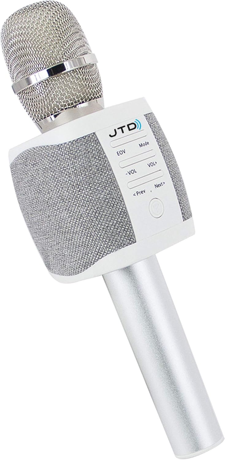 [AUSTRALIA] - TOSING XR Wireless Bluetooth Karaoke Microphone,Louder Volume 10W Power, More Bass, 3-in-1 Portable Handheld Double Speaker Mic Machine for iPhone/Android/iPad/PC (dark grey) 