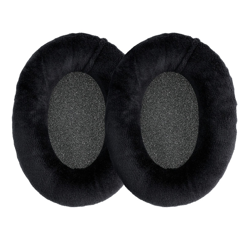 [AUSTRALIA] - kwmobile 2X Earpad Compatible with Sennheiser HD 559/569 / 599 - Replacement Velour Earpad Cushion for Headphones - Black 