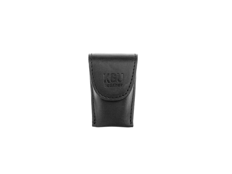 KGUBrass French horn MOUTHPIECE HOLDER single for 1 Mouthpiece. Genuine leather carrying bag. Compact Mouthpiece Holder. Protection Case for French Horn Mouthpiece (Single, Black)