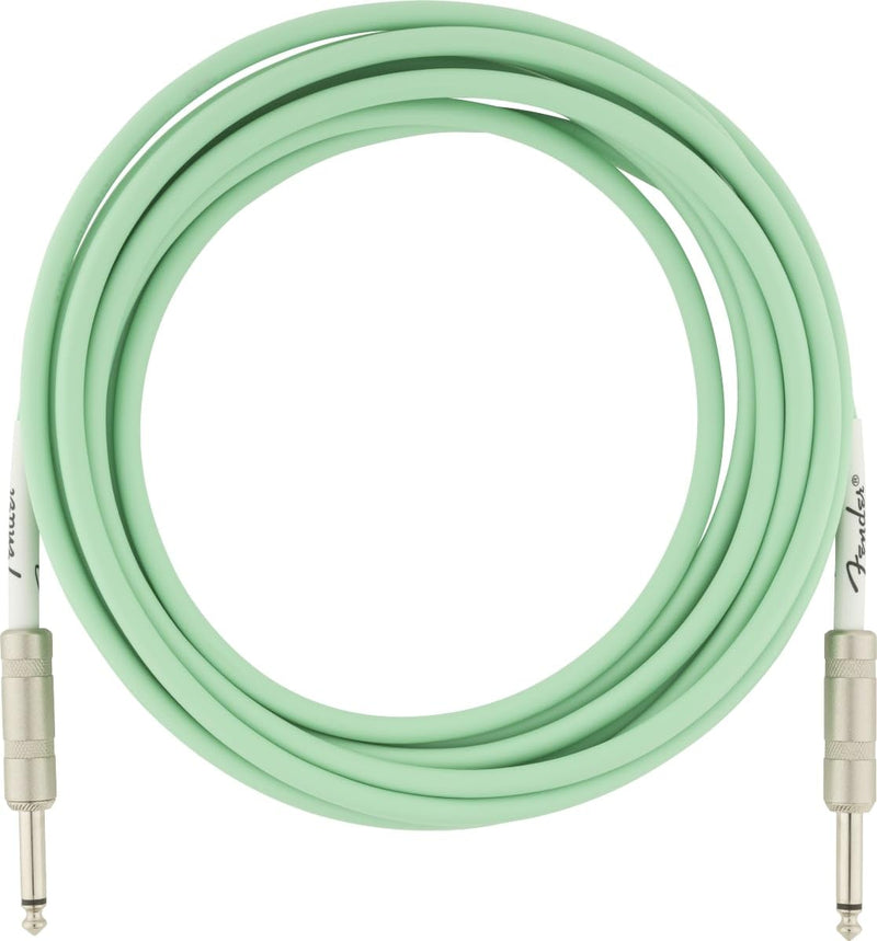 Fender Original Series Instrument Cable, Guitar Cable, Guitar Accessories, Straight/Straight, Surf Green, 18.6ft