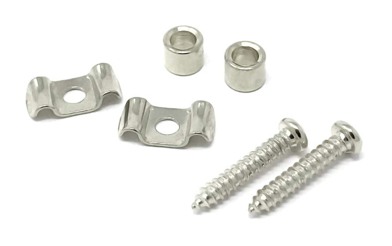 Nickel Vintage String Tree Retainer Guide (Set of 2) for Fender Stratocaster Strat Guitar SRT60-NKL Nickel