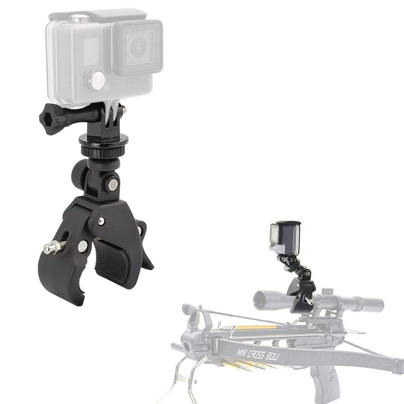 [AUSTRALIA] - Easy Installation Adjustable Crossbow Gun Scope Camera Clamp Mount with 1/4 Thread for Gopro Hero Session Fixation 
