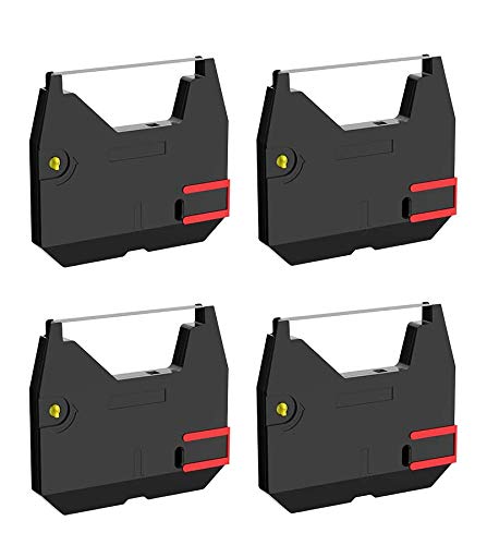 Replacement for Brother 1030 Correctable Ribbon Used with Brother All AX, GX, ML, SX, WPT, ZX Series and Models, 4 Pack, Black
