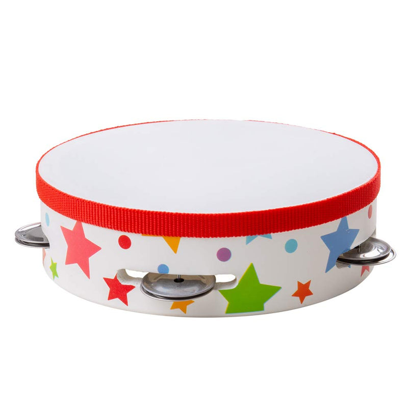 [AUSTRALIA] - Bigjigs Toys Wooden Tambourine - Children's Musical Instrument 