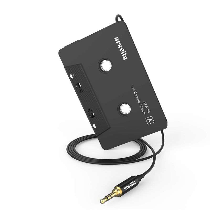 [AUSTRALIA] - Arsvita Car Audio Cassette to Aux Adapter , 3.5 MM Auxillary Cable Tape Adapter 