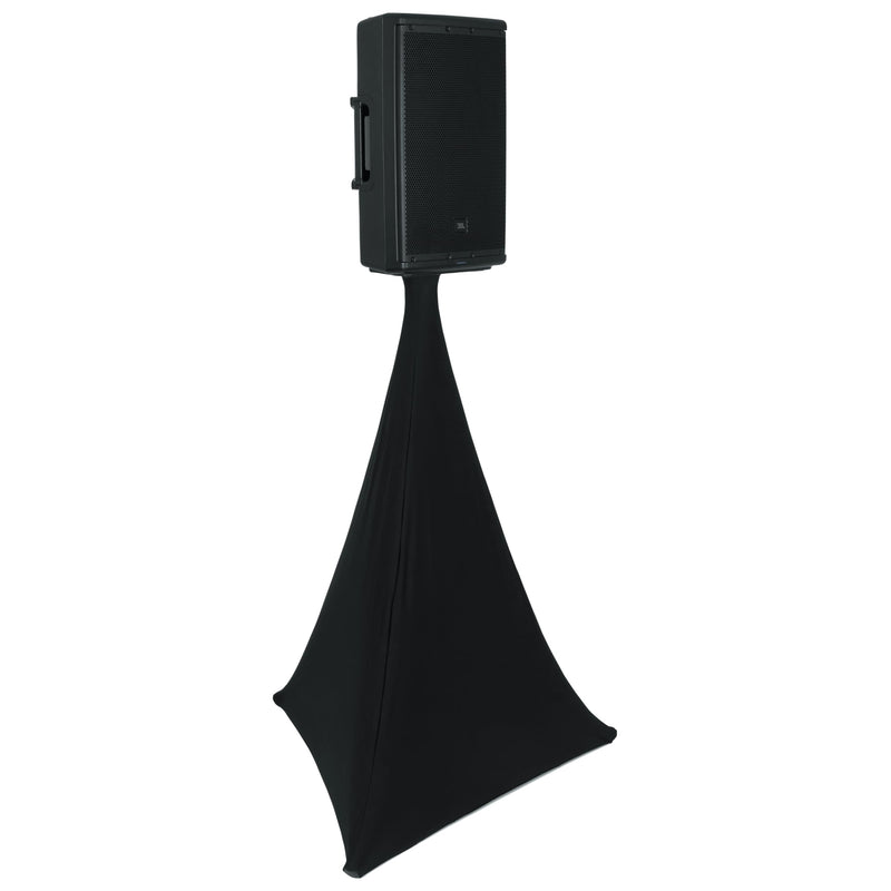 Gator Frameworks 360° Speaker Stand Scrim Stretch Cover for Tripod Style Stands, Black (GFW-TRIPODSCRIMB)
