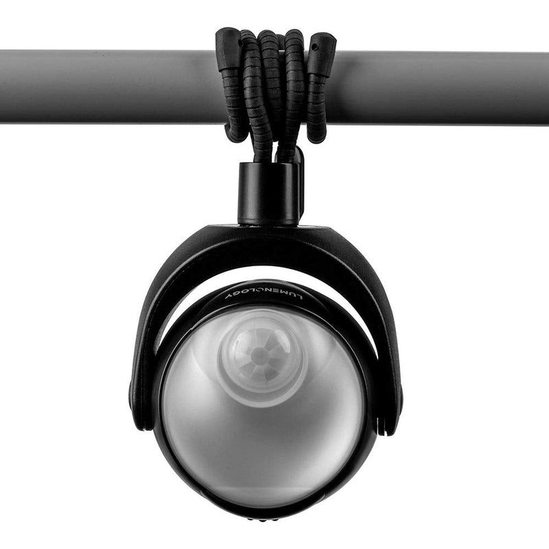 [AUSTRALIA] - Limitless Innovations Lumenology Portable LED Motion Sensor Light Provides 148 Lumens with a 13 ft Detectable Range and Flexible Tripod Base with Magnetic Option – Indoor/Outdoor (Black) Black 