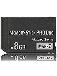 MS 8GB Memory Stick PRO Duo (Mark 2) for PSP Accessories MS Memory Cards …