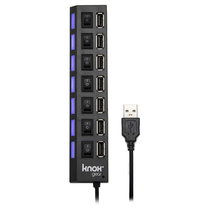 Knox Gear Universal 7-Port 2.0 USB Hub