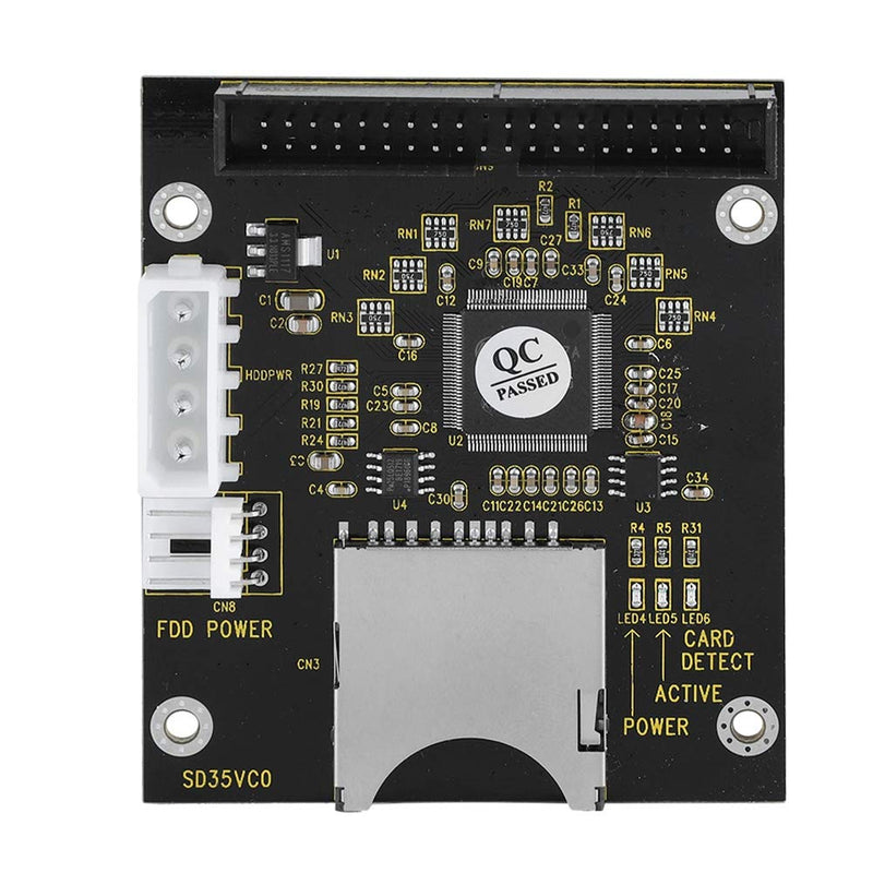 ASHATA SD Card to 2.5 Inch IDE Adapter,TF Memory Card to IDE 40Pin Male Adapter for DOS/Linux/Windows 98SE, Me, 2000, XP and for Vista.
