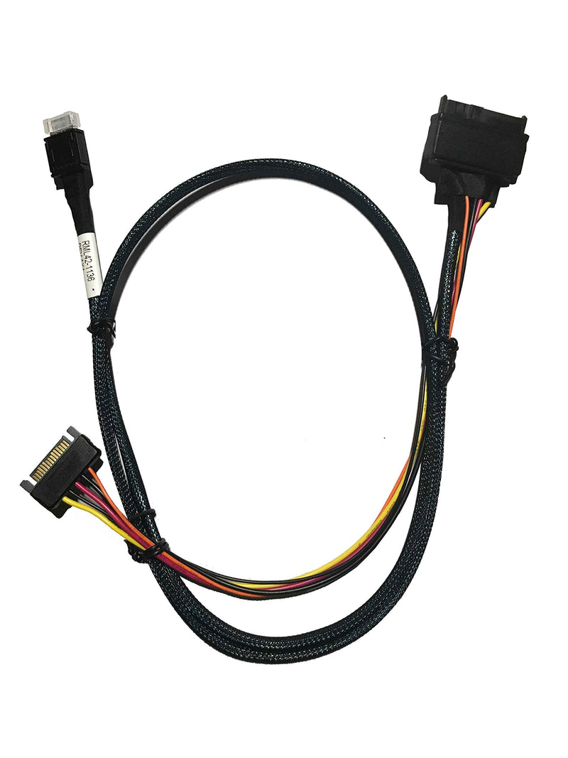 [AUSTRALIA] - DiLinKer OCuLink(SFF-8611) to PCIE SFF-8639 U.2 NVMe with Power Cable(1M) 