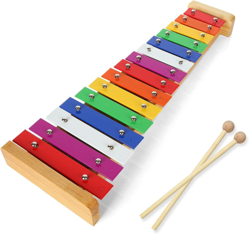 [AUSTRALIA] - Melal Xylophone - 15 Note Color Glockenspiel - Sheet Music Cards 