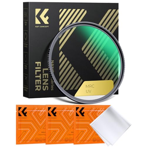 K&F CONCEPT 82mm MCUV Lens Protection Filter High Definition Optical Glass