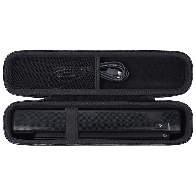 co2CREA Hard Case Replacement for Epson Workforce ES-50 ES-55R RR-60 RR-70W ES-65WR ES-60W DS-30 DS-70 DS-80 Portable Sheet-fed Document Scanner (Black) Black