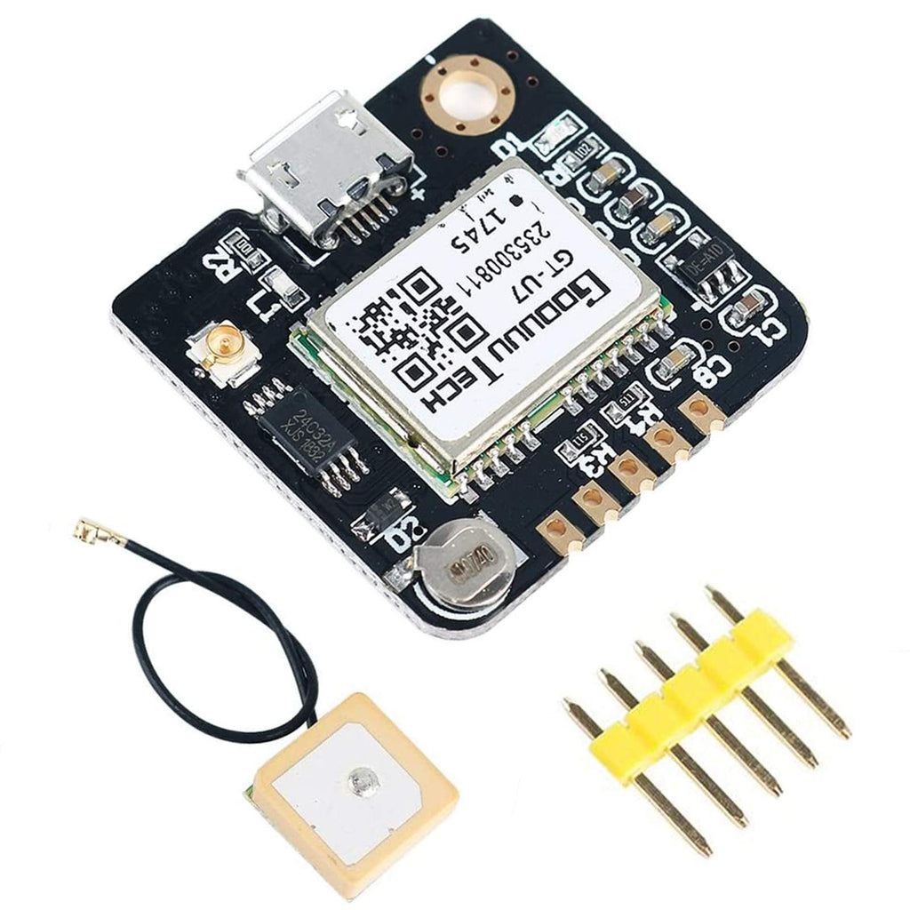 GPS Module GPS NEO-6M(Ar duino GPS Drone Microcontroller GPS Receiver) Compatible with 51 Microcontroller STM32 Ar duino UNO R3 with IPEX Antenna High Sensitivity for Navigation Satellite Positioning 1