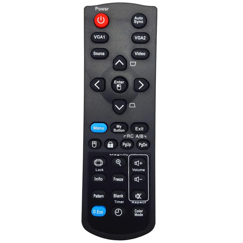 INTECHING Projector Remote Control for ViewSonic PJD5126, PJD5132, PJD5134, PJD5226W, PJD5232L, PJD5234L, PJD5533W, PJD6223, PJD6235, PJD6245, PJD6353, PJD6543W, PJD6653W, PJD7820HD, PJD7822HDL