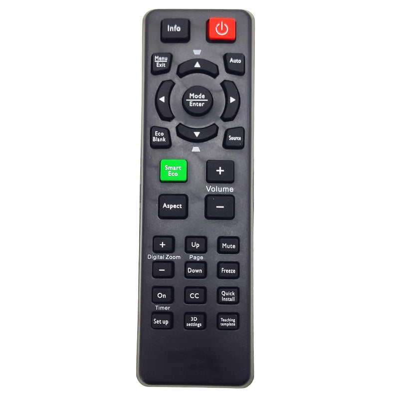 INTECHING 5J.J6L06.001 Projector Remote Control for BenQ MS517, MS521, MS524, MS527, MW519, MW523, MW663, MX504, MX505, MX518, MX520, MX522, MX618ST, MX661, MX662, MX620ST, MS619ST, MW571H, MW621ST