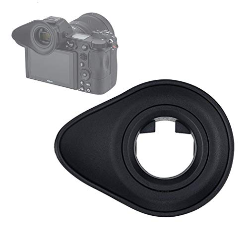 JJC EN-DK29II Ergonomic Large Eye Cup, Compatible with Nikon Z5 Z6 Z7 Z6 II Z7 II, 360° Rotatable, Soft TPU Rubber, Z5 Z6 Z7 Z6II Z7II Eyecup Eye Piece, Viewfinder, Size: 65x52x29mm, as DK29 Eyecup