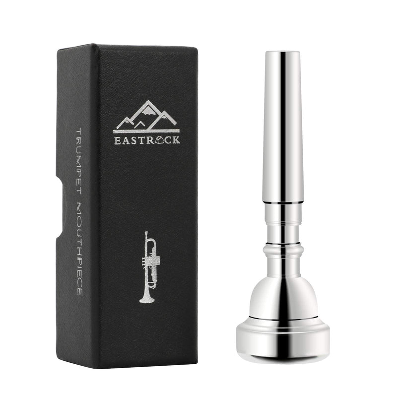 EastRock 5C Trumpet Mouthpiece Silver Plated Bb Trompeta Mouthpiece Trumpet Instrument Accessories Vacuum Packed