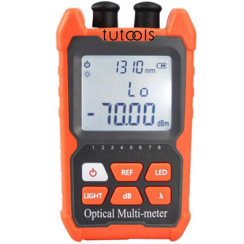[AUSTRALIA] - Hand-held Optical Fiber Power Meter, Fiber Optic Cable Tester for FC/SC/ST Universal Interface,Optical Multi-Meter with 2mW Visual Fault Locator 