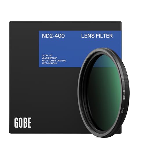 Gobe 62mm ND2-400 Variable ND Lens Filter (Pro)