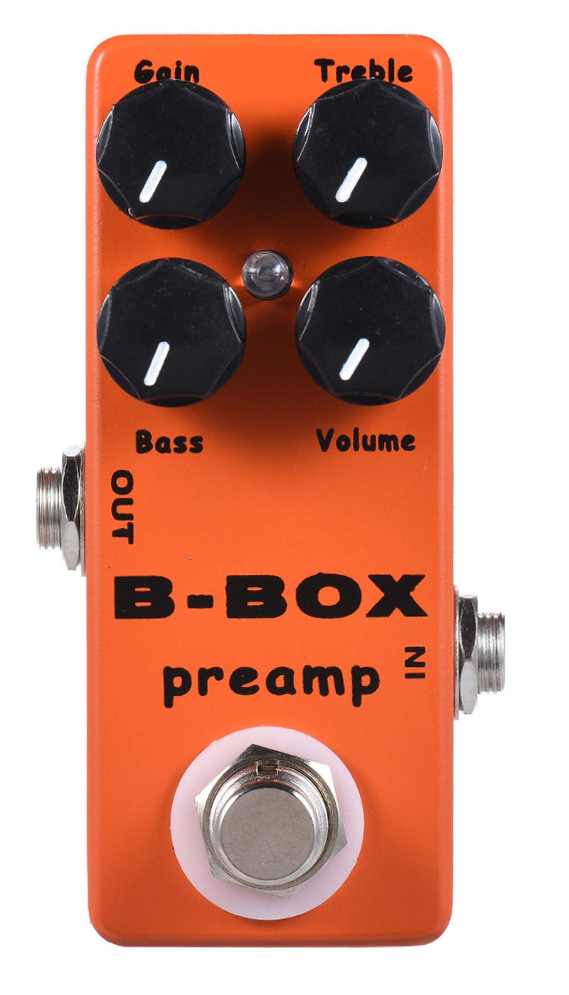 [AUSTRALIA] - YMUZE Moskyaudio Mini B-Box Preamp Pedal Electric Guitar Effect with Overdrive Function 