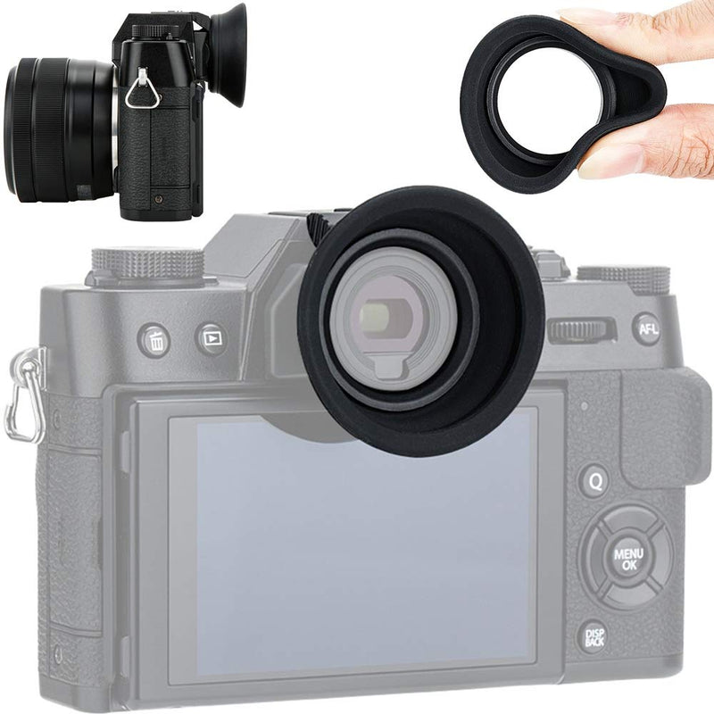 Soft Silicon Camera Viewfinder Eyecup Eyepiece Eyeshade for Fujifilm Fuji X-T30II X-T30 II X-T20 X-T10 Eye Cup Protector Cushion (Hot Shoe Mount Installation) for X-T30II X-T30 X-T20 X-T10