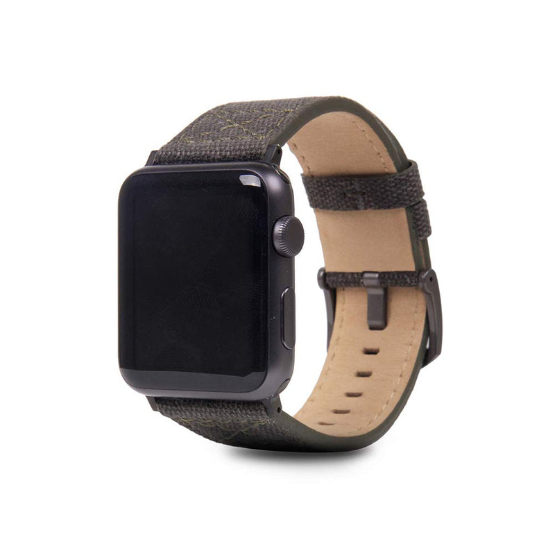SLG D+ Wax Canvas Strap for Apple Watch Khaki