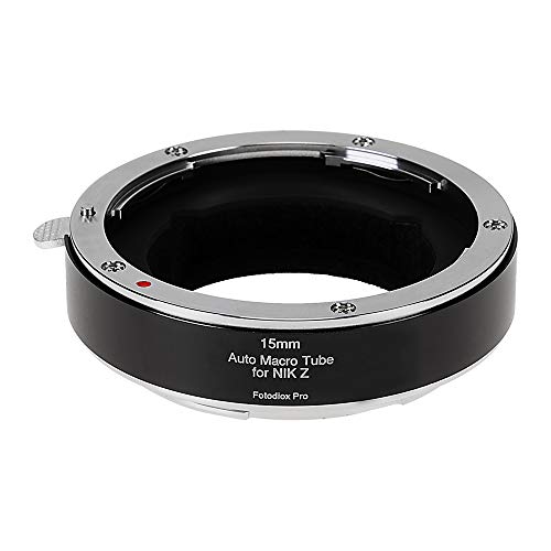 Fotodiox MacroTube-Auto-NKZ15 Pro Automatic Macro Extension Tube, 15mm Section - for Nikon Z-Mount MILC Cameras for Extreme Close-up Photography Auto Extension Tube 15mm