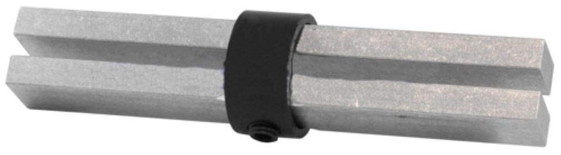 The Light Source Mega-Quick Pipe Splice for 1-1/4 Sch. 40 Pipe, Black Anodized