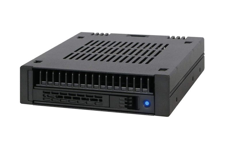 ICY DOCK 1 Bay 2.5 SAS/SATA HDD/SSD Tool-Less Enclosure for External 3.5" Bay | ExpressCage MB741SP-B